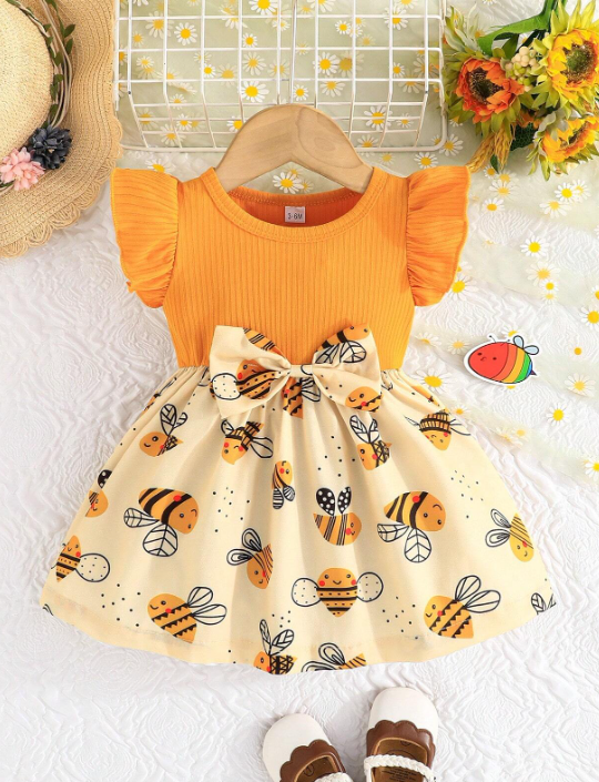 Vestido sin mangas para niña