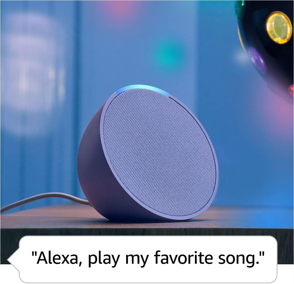 Echo Pop Amazon – Parlante Inteligente Compacto con Alexa (Carbón)