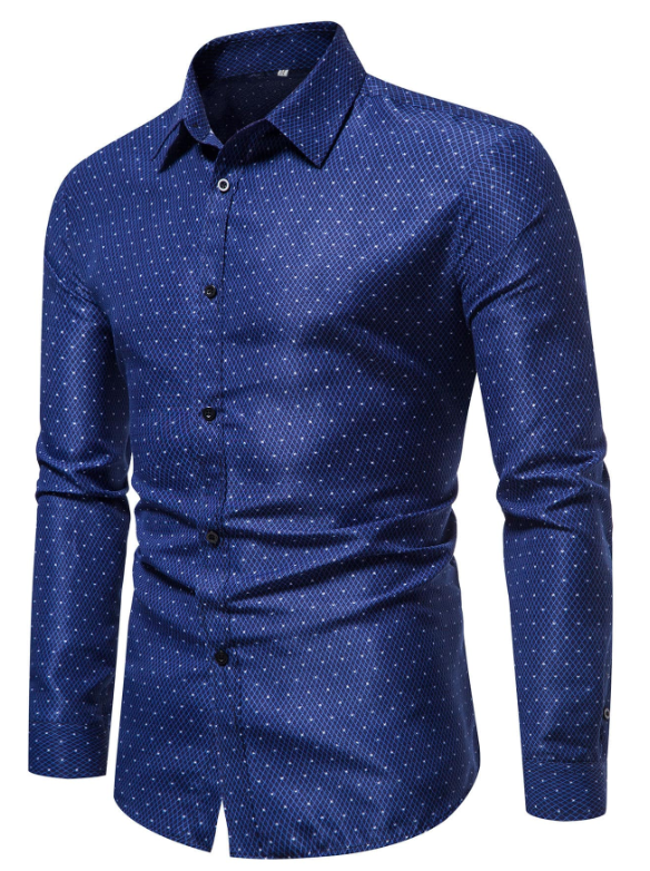 Camisa de botones manga larga de hombre