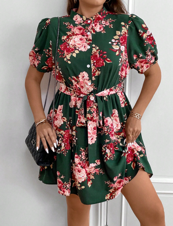 Vestido de verano con estampado floral