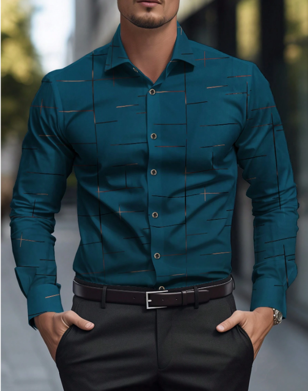 Camisa manga larga de hombre
