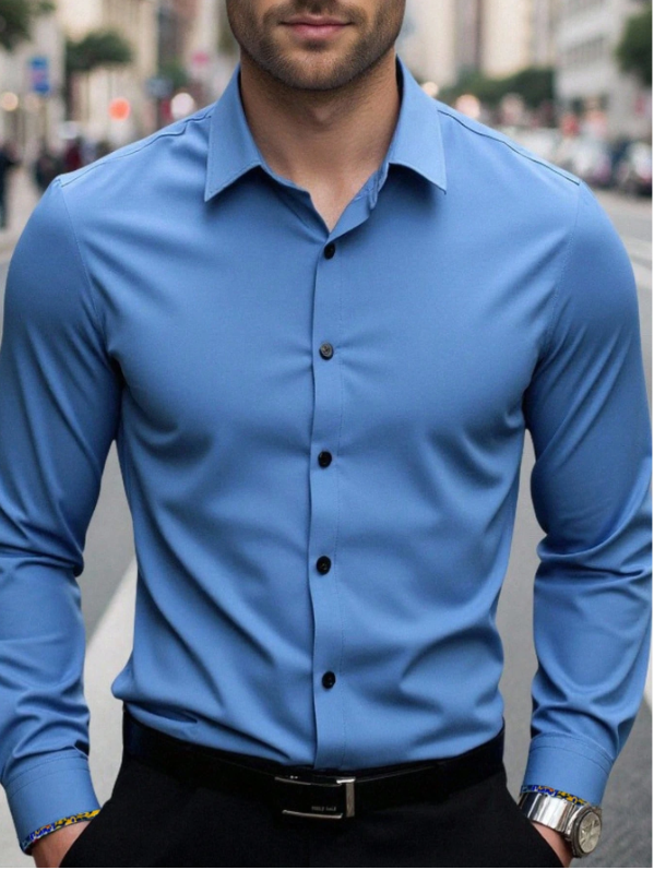 Camisa manga larga para hombre